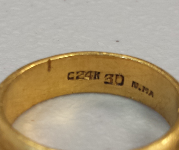 24 Karat Gold Ring